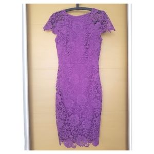 ASOS Paper Dolls Purple Lace Dress
